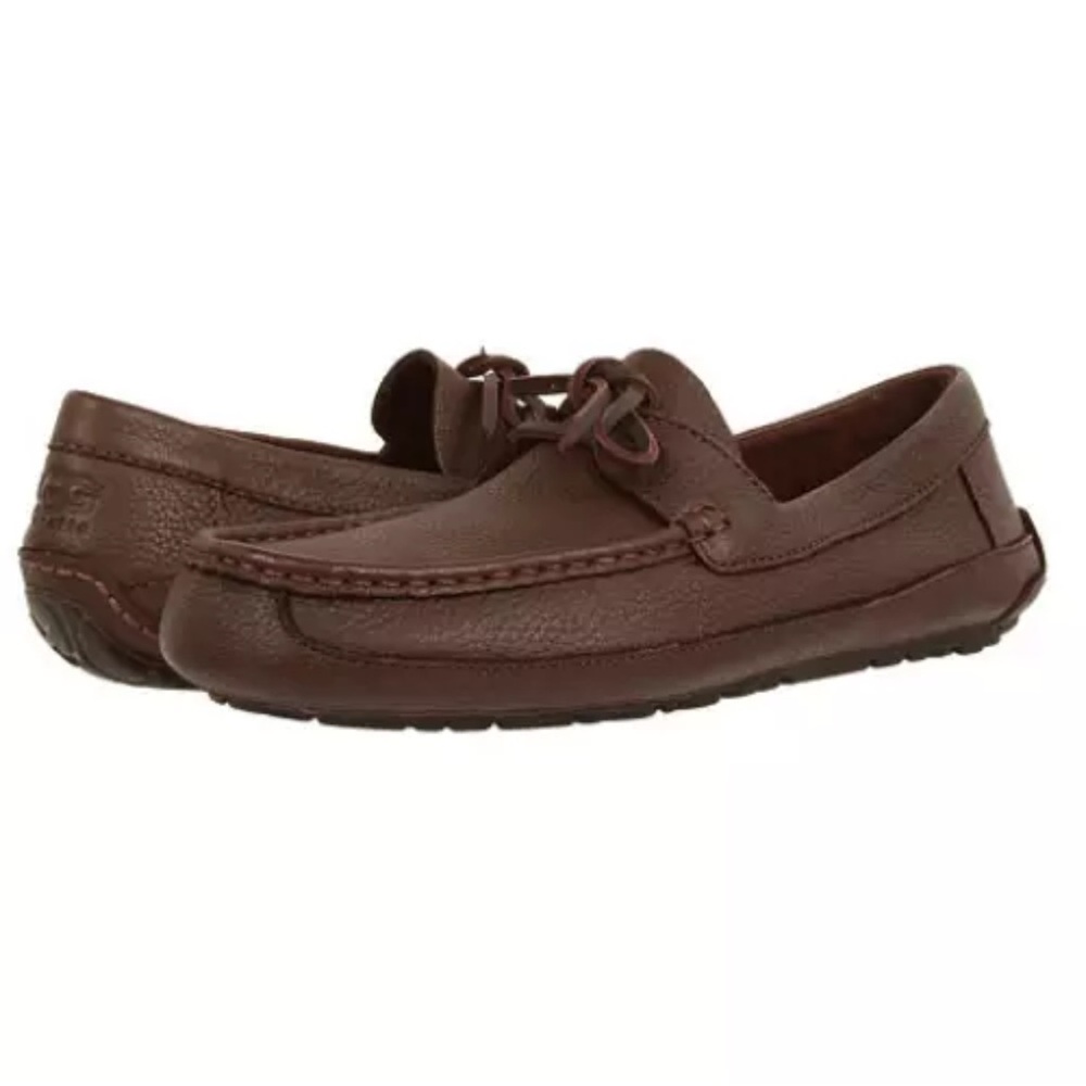 New Men’s UGG Australia Marlow men Moccasins Leather Slip On size  8